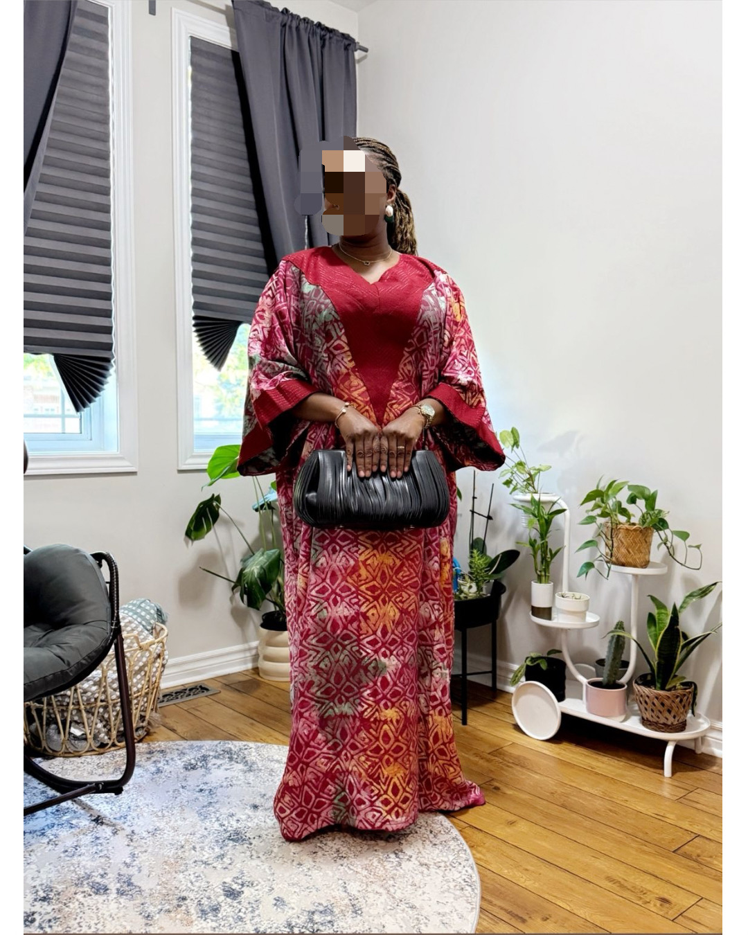 Boubou femme Coloris Rose